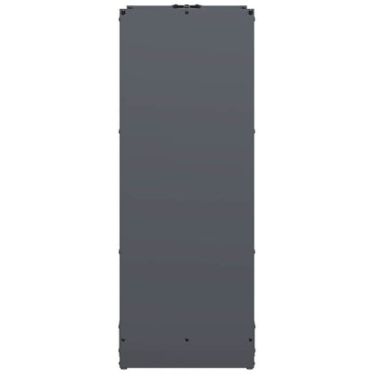 Rastrelliera per Legna da Ardere Antracite 40x30x80 cm - homemem39