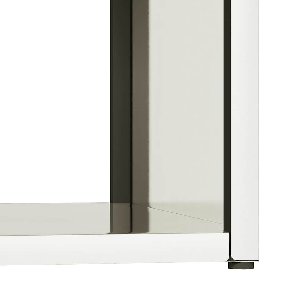 Rastrelliera per Legna da Ardere 40x40x40 cm in Acciaio Inox - homemem39