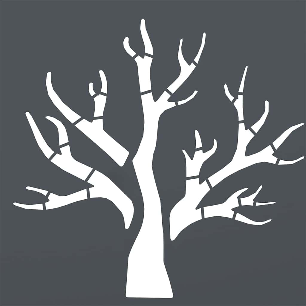 Rastrelliera per Legna da Ardere Antracite 40x40x40 cm - homemem39