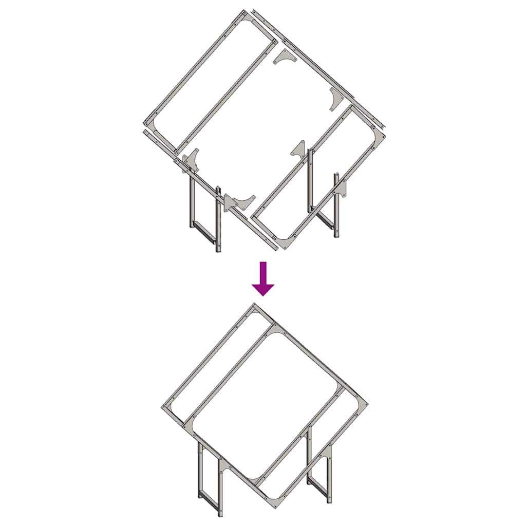 Rastrelliera per Legna da Ardere Verde Oliva 80x25x80 cm - homemem39