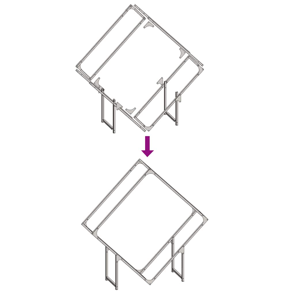 Rastrelliera per Legna da Ardere Bianca 100x25x100 cm - homemem39