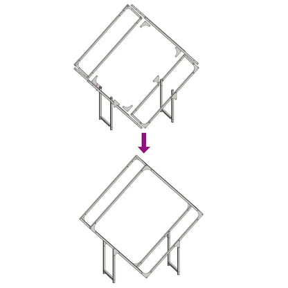 Rastrelliera per Legna da Ardere Verde Oliva 100x25x100 cm - homemem39