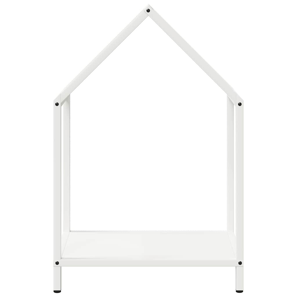 Rastrelliera per Legna da Ardere Bianca 40x25x60 cm - homemem39