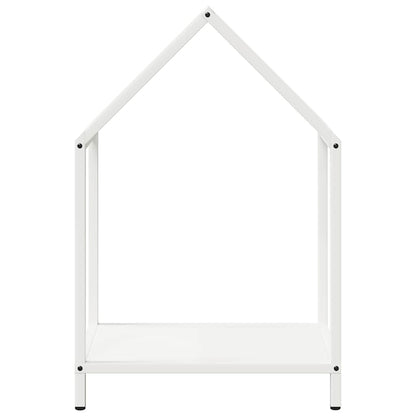 Rastrelliera per Legna da Ardere Bianca 40x25x60 cm - homemem39