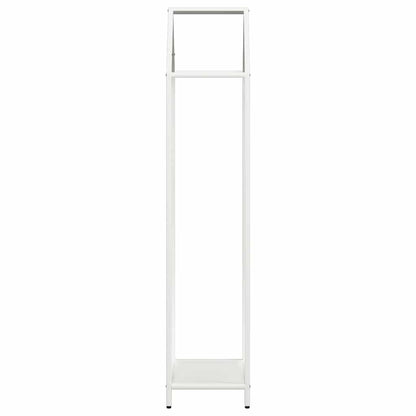 Rastrelliera per Legna da Ardere Bianca 40x25x120 cm - homemem39