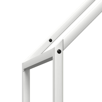 Rastrelliera per Legna da Ardere Bianca 40x25x120 cm - homemem39