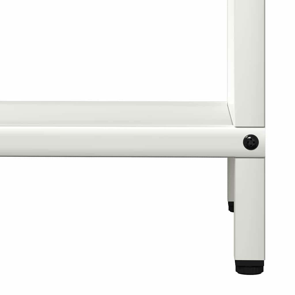 Rastrelliera per Legna da Ardere Bianca 40x25x120 cm - homemem39