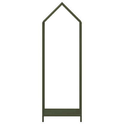 Rastrelliera per Legna da Ardere Verde Oliva 40x25x120 cm - homemem39