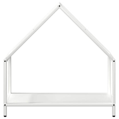 Rastrelliera per Legna da Ardere Bianca 60x25x60 cm - homemem39