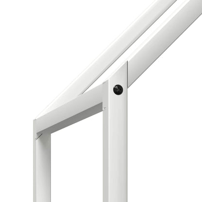 Rastrelliera per Legna da Ardere Bianca 60x25x60 cm - homemem39