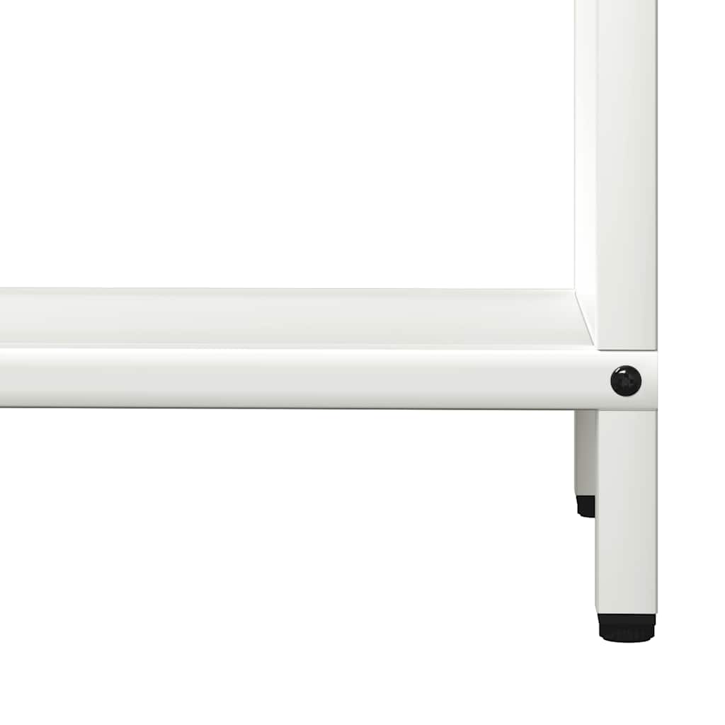 Rastrelliera per Legna da Ardere Bianca 60x25x60 cm - homemem39