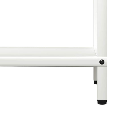 Rastrelliera per Legna da Ardere Bianca 60x25x60 cm - homemem39