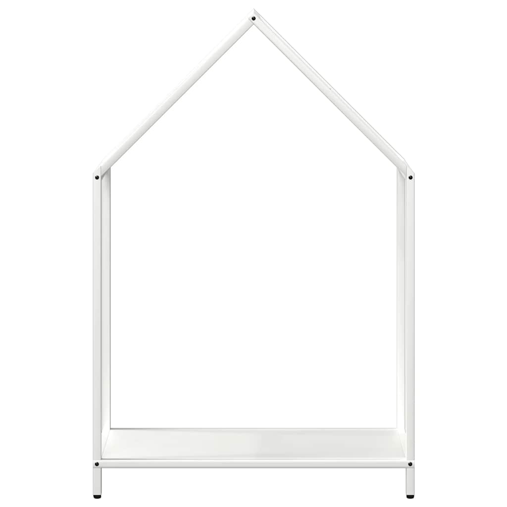 Rastrelliera per Legna da Ardere Bianca 60x25x90 cm - homemem39