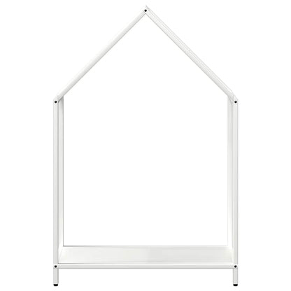 Rastrelliera per Legna da Ardere Bianca 60x25x90 cm - homemem39