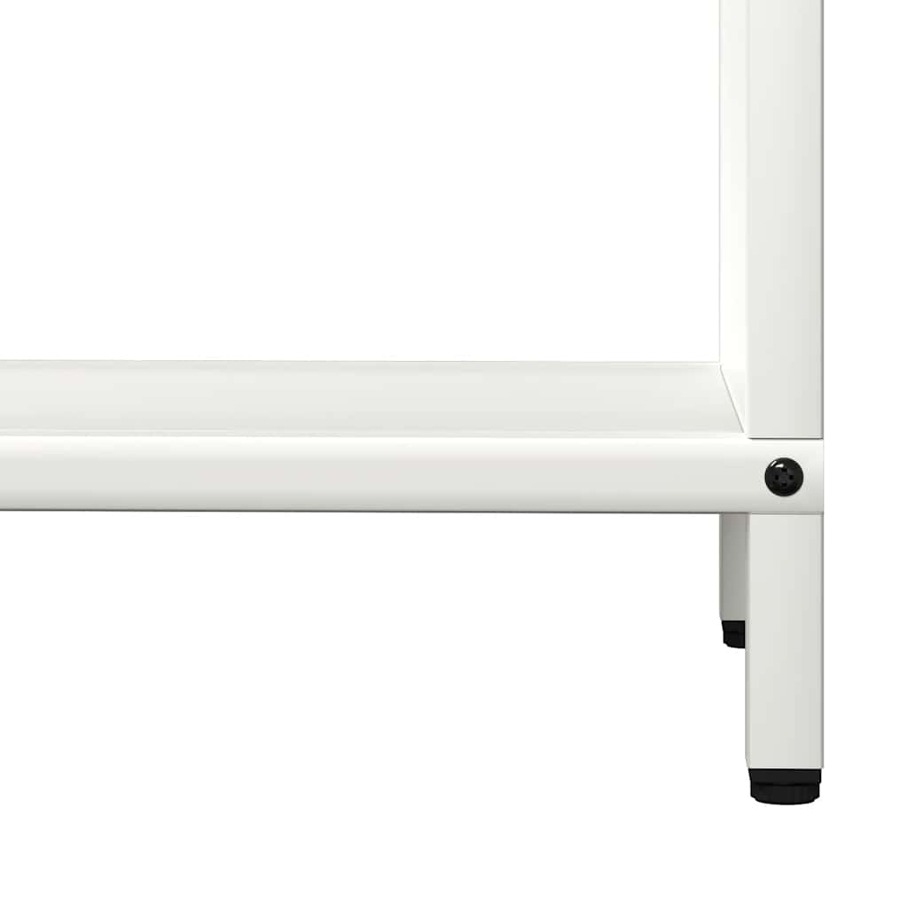 Rastrelliera per Legna da Ardere Bianca 60x25x90 cm - homemem39