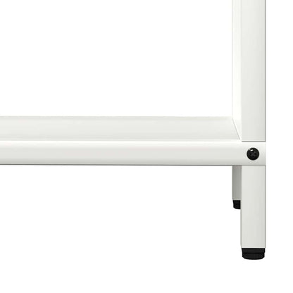 Rastrelliera per Legna da Ardere Bianca 60x25x90 cm - homemem39