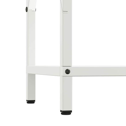 Rastrelliera per Legna da Ardere Bianca 34x25x70 cm - homemem39