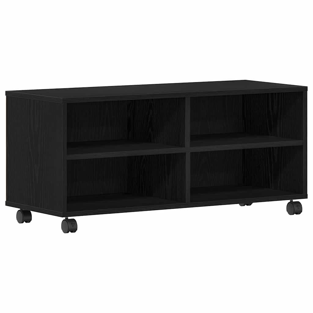 Mobile TV Nero 90 x 35 x 40.5 cm Legno multistrato | homemem39