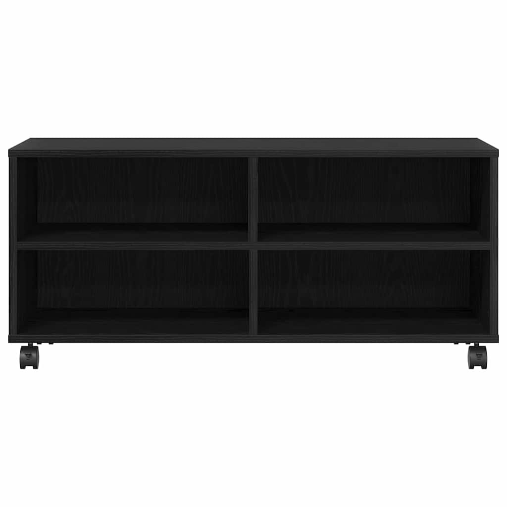 Mobile TV Nero 90 x 35 x 40.5 cm Legno multistrato | homemem39