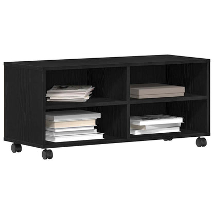 Mobile TV Nero 90 x 35 x 40.5 cm Legno multistrato | homemem39