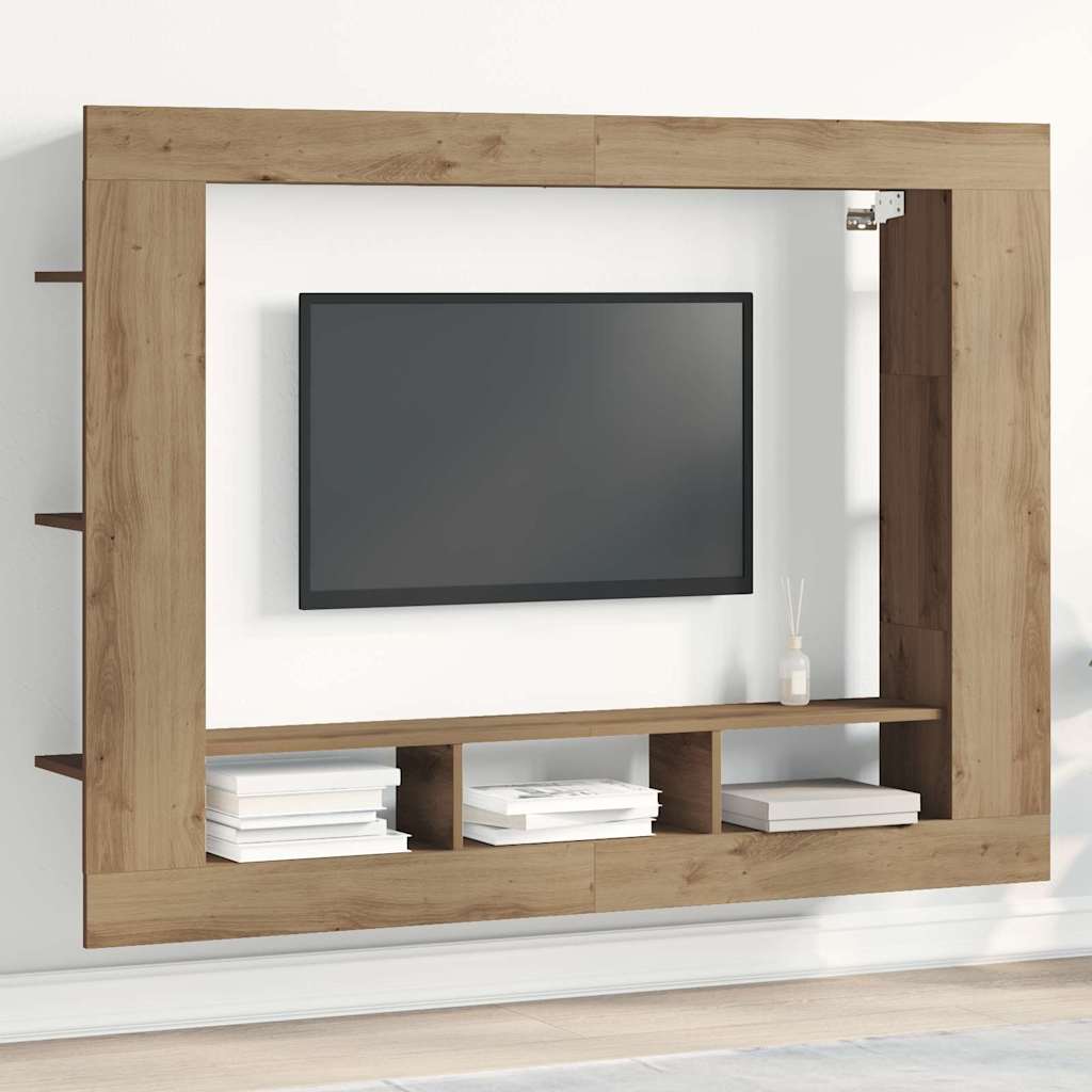 Mobile TV rovere artigianale 152 x 22 x 113 cm | homemem39