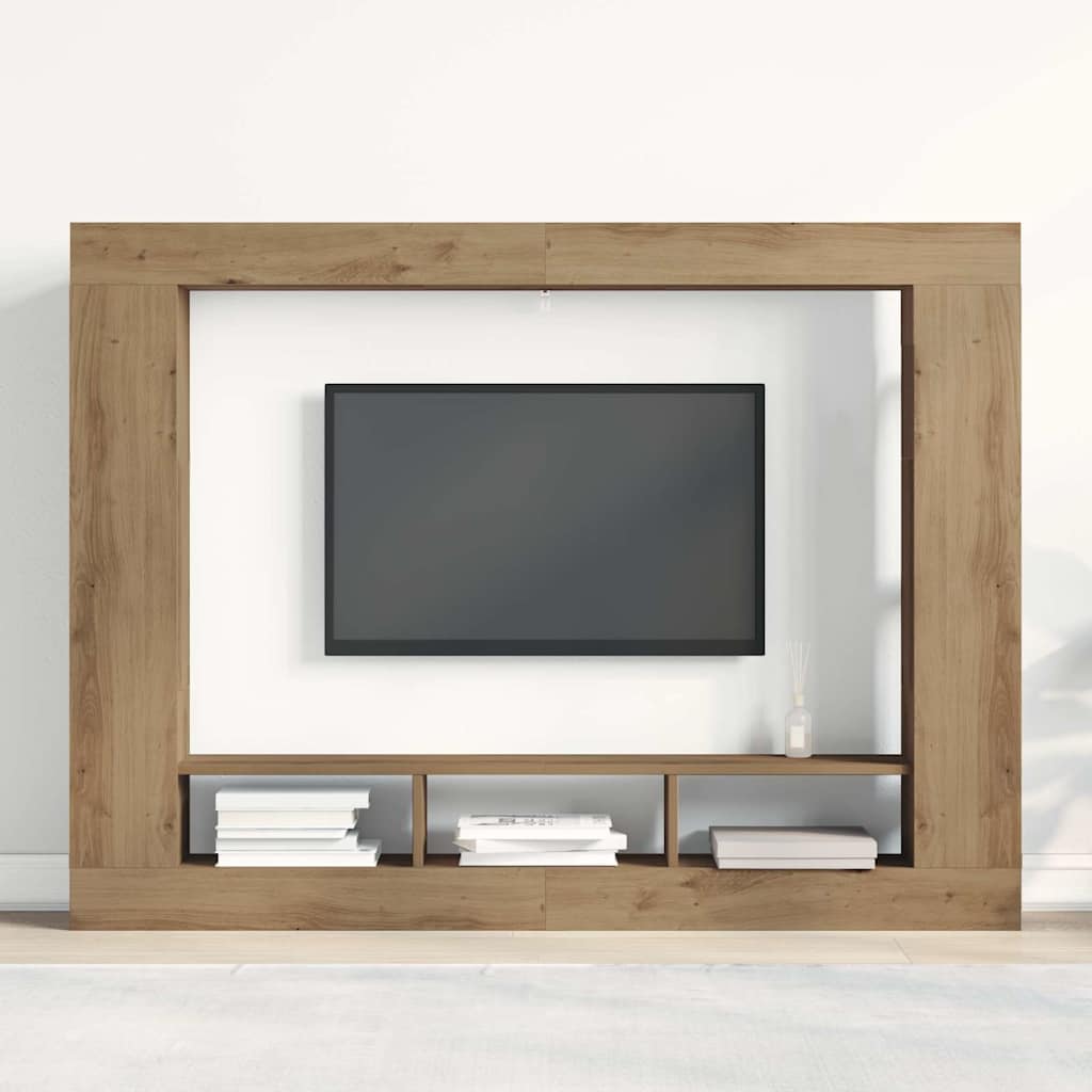 Mobile TV rovere artigianale 152 x 22 x 113 cm | homemem39