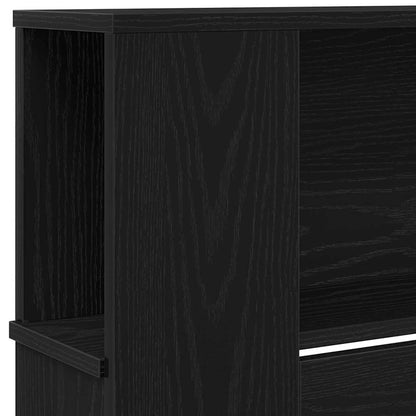 Testata del letto Rovere Nero 220 x 18,5 x 102,5 cm
