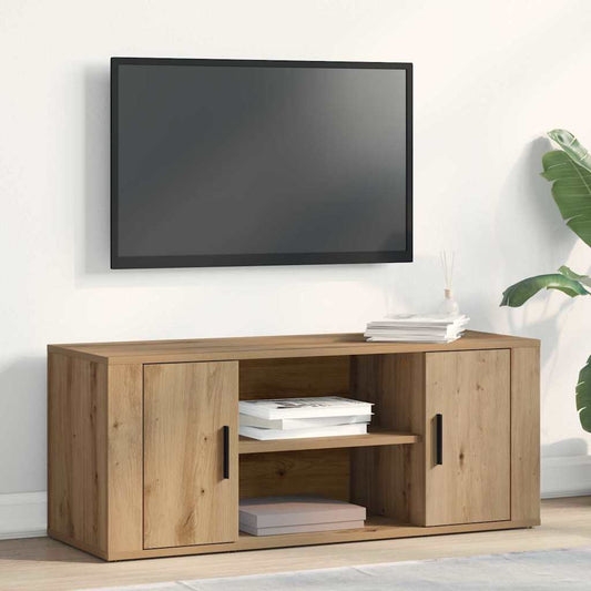 Mobile TV rovere artigianale 100 x 35 x 40 cm Legno multistrato