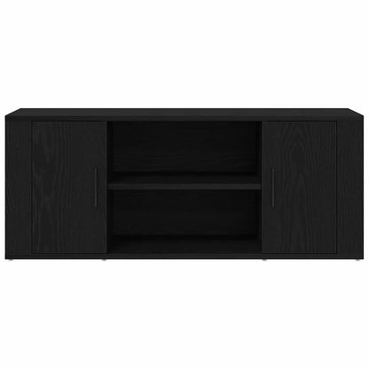 Mobile TV Rovere nero 100 x 35 x 40 cm Legno multistrato