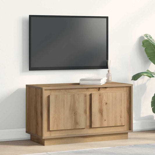 Mobile TV rovere artigianale 80 x 35 x 45 cm Legno multistrato