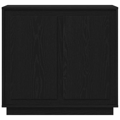 Credenza Rovere Nero 80 x 40 x 75 cm Legno multistrato