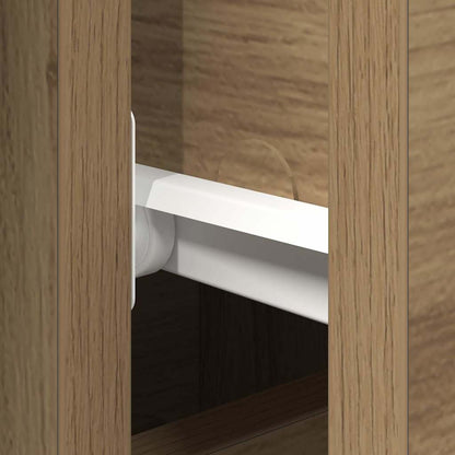 Credenza con cassetto Rovere artigianale 101,5 x 35 x 70 cm