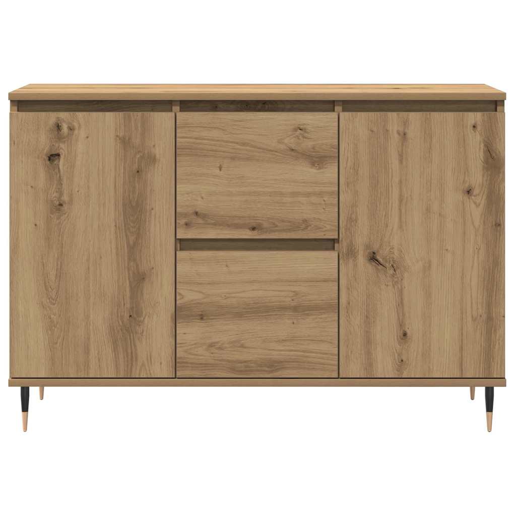 Credenza con cassetto Rovere artigianale 101,5 x 35 x 70 cm