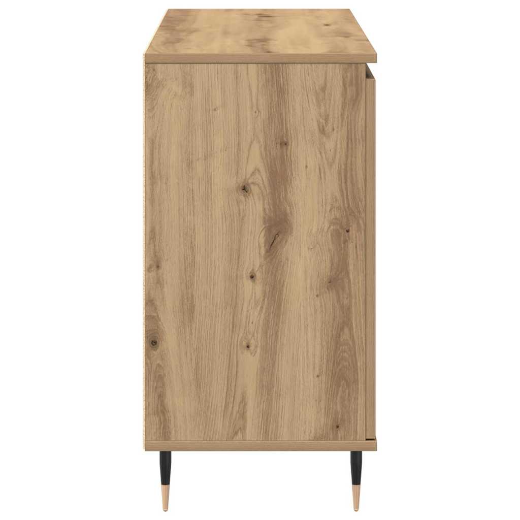 Credenza con cassetto Rovere artigianale 101,5 x 35 x 70 cm