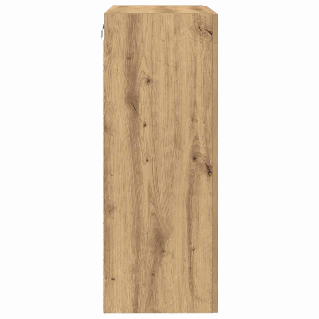 Armadietto a muro Rovere artigianale 69,5 x 34 x 90 cm