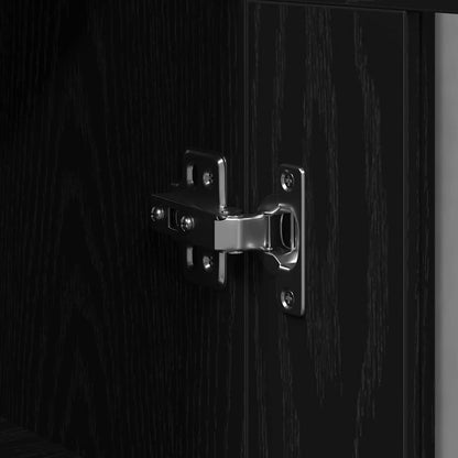 Armadietto a muro Rovere Nero 69,5 x 34 x 90 cm