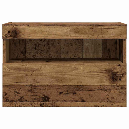 Mobile TV da parete 2 pcs Legno vecchio 60 x 30 x 40 cm