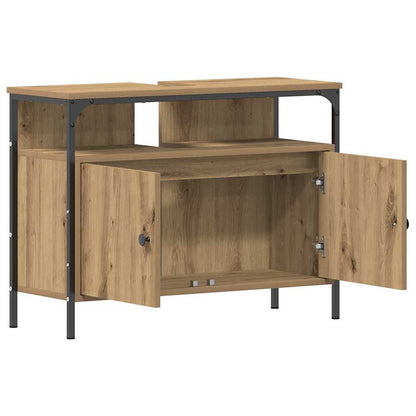 Mobiletto per specchio Rovere artigianale 60 x 16 x 60 cm | homemem39