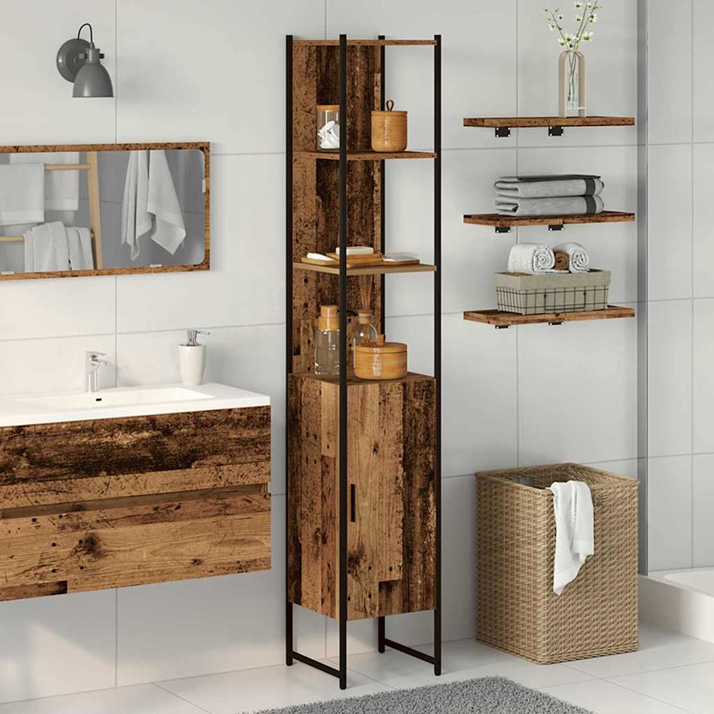 Mobile da Bagno Legno vecchio 33 x 33 x 185,5 cm | homemem39