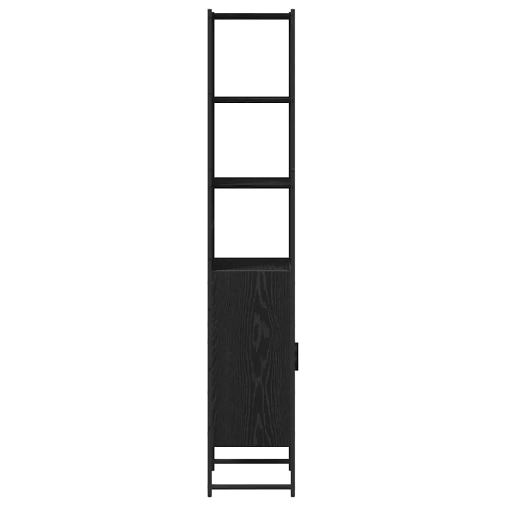 Mobile da Bagno Rovere nero 33 x 33 x 185,5 cm | homemem39