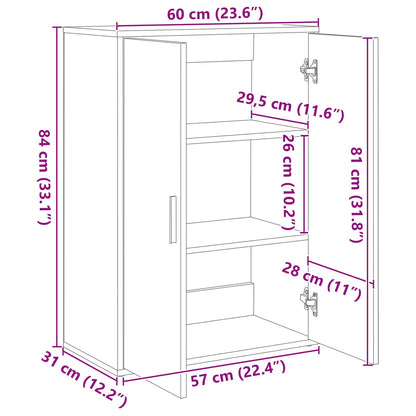 Credenza Legno vecchio 60 x 31 x 84 cm Legno multistrato