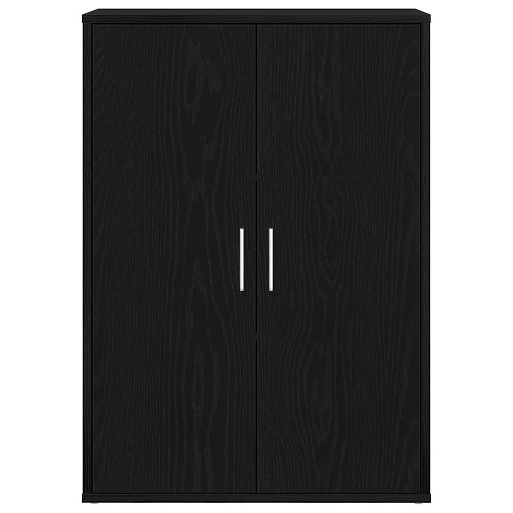 Credenza Rovere Nero 60 x 31 x 84 cm Legno multistrato