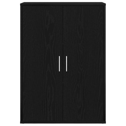 Credenza Rovere Nero 60 x 31 x 84 cm Legno multistrato