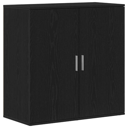 Credenza Rovere Nero 79 x 38 x 80 cm Legno multistrato