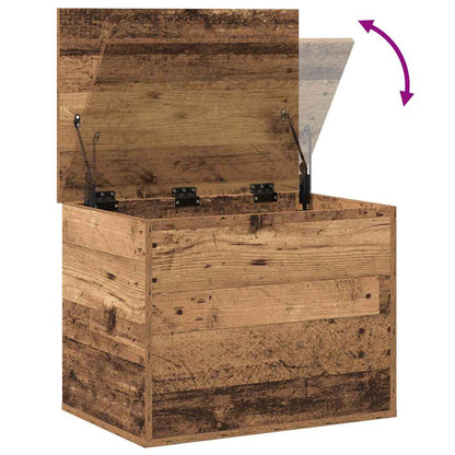Scatola di Stoccaggio Legno vecchio 60 x 42 x 46 cm | homemem39