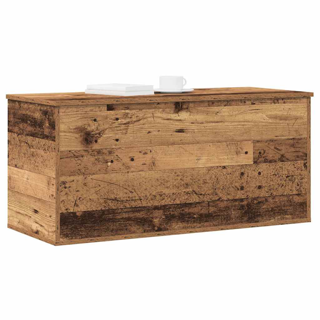 Scatola di Stoccaggio Legno vecchio 100 x 42 x 46 cm