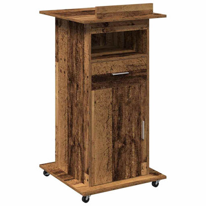 Podio Legno vecchio 55 x 55 x 107 cm Legno multistrato