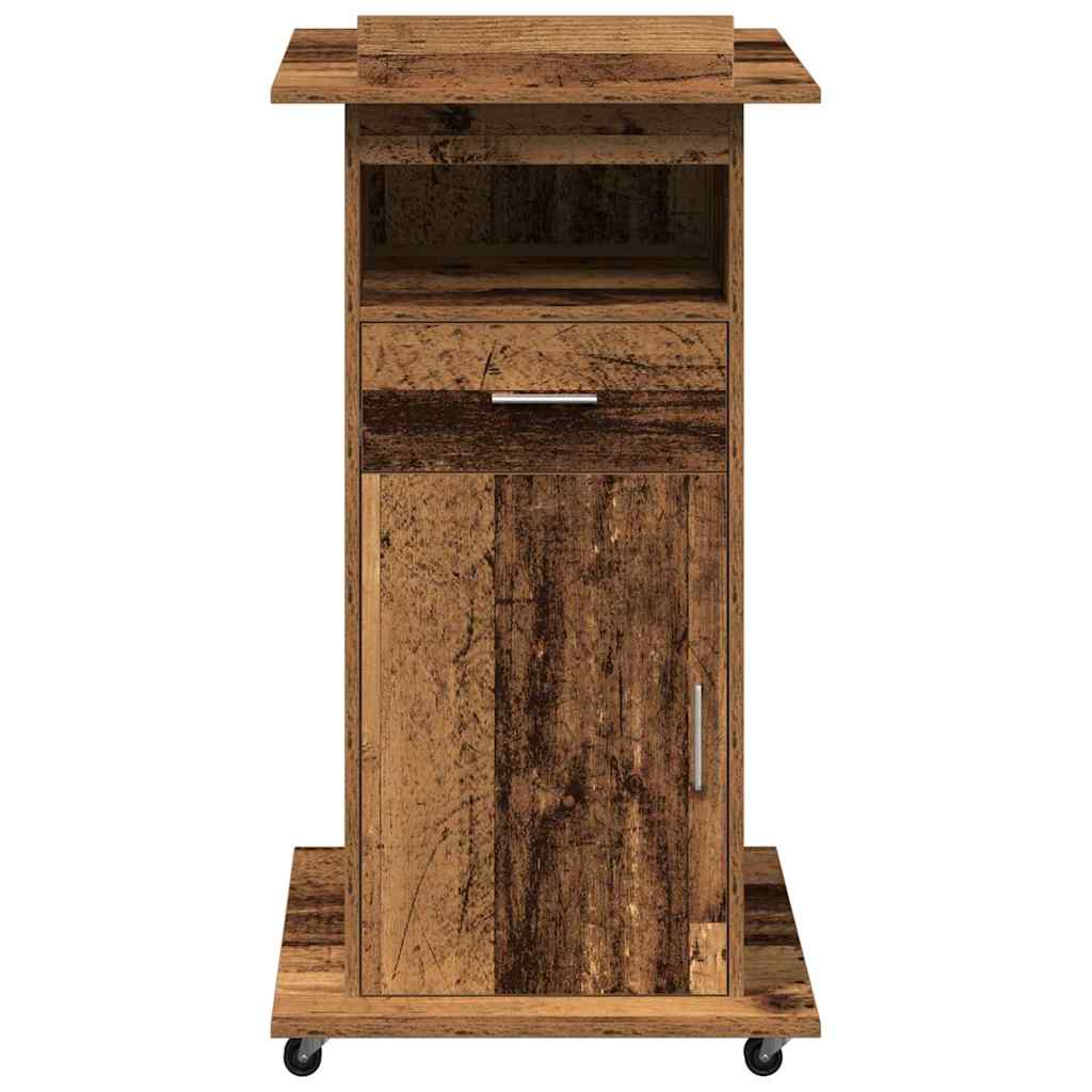 Podio Legno vecchio 55 x 55 x 107 cm Legno multistrato