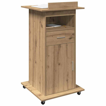 Podio Rovere artigianale 55 x 55 x 107 cm Legno multistrato