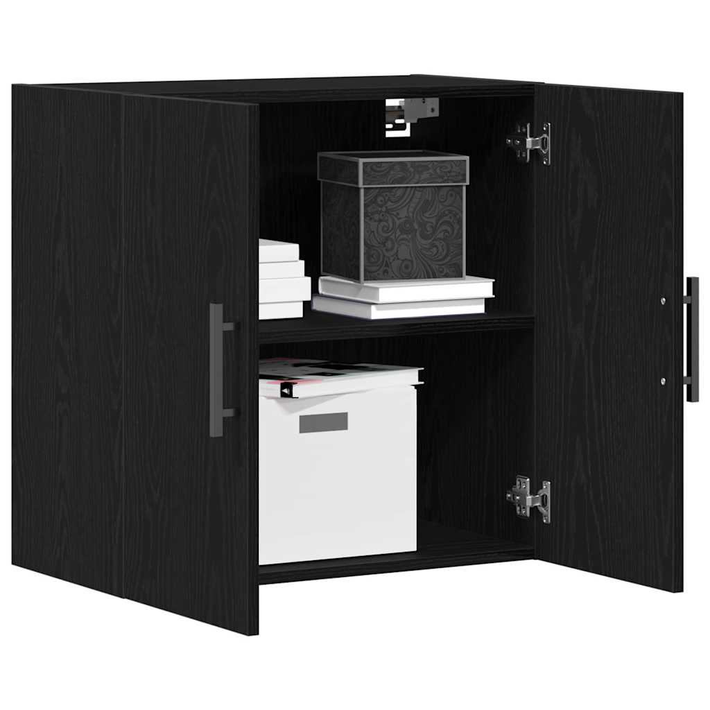 Armadietto a muro Rovere Nero 60 x 31,5 x 60 cm | homemem39
